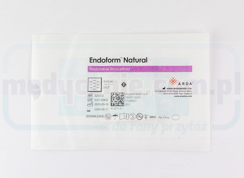Endoform 5* 5cm - natürliche Hautmatrix mit Kollagen und ECM-Makromolekülen 1 Stk.